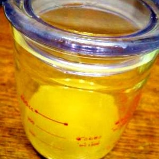 りんごで作る自家製天然酵母液